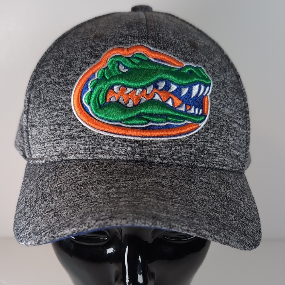 University Of Florida - Gray Cap with Embroidered Gator Logo Adjustable.
